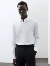 Slim Fit Cotton Stretch 360 Flex™ Shirt White male