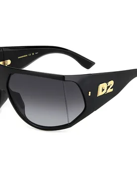 Occhiali Da Sole D2-012-s-2m2 75/11/115 Black / Grey One Size - Dsquared2 - FashionsVida