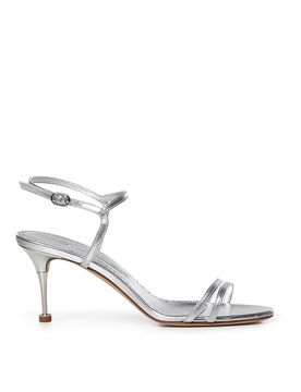 Sandali Ciagapla in pelle metallizzata
