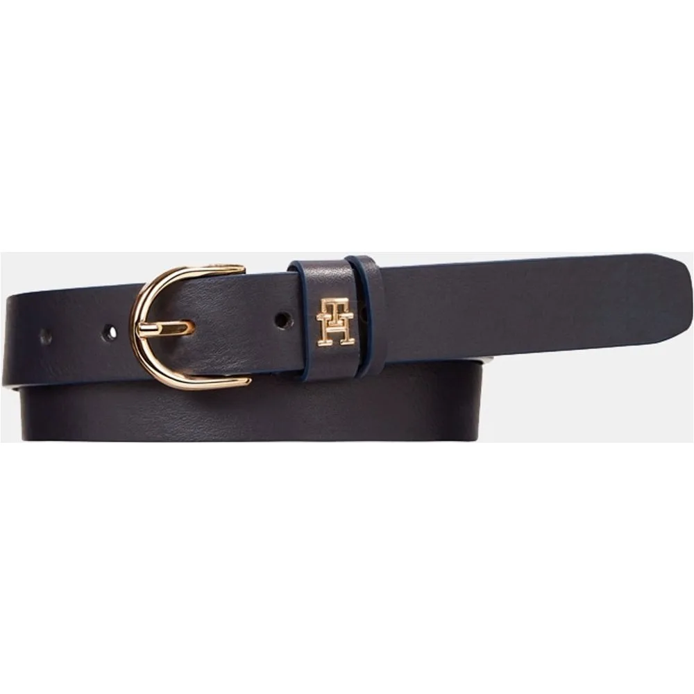 Cinturón de piel con logo en la trebilla - Tommy Hilfiger - FashionsVida