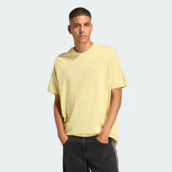 T-SHIRT ESSENZIALE A MANICHE CORTE E AMPIA VESTIBILITÃ€ M Powder Yellow