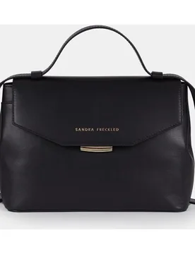 Bolso crossbody Sandra Fleckled con asa larga ajustable en piel lisa - Sandra Freckled - FashionsVida