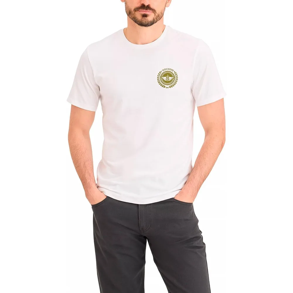 Camiseta de hombre manga corta con logo - Dockers - FashionsVida