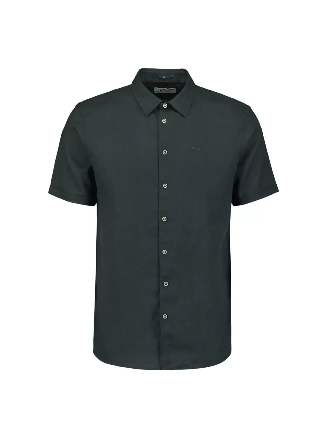Hirt hort leeve olid With Linen male - S - FashionsVida