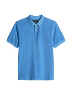 Poloshirt Piqué regular garment-dyed male