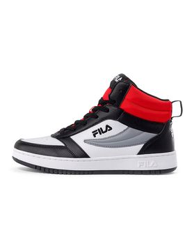 Sneakers Mid-Cut Nere e Rosse con Lacci REGA NF MID TEENS 37