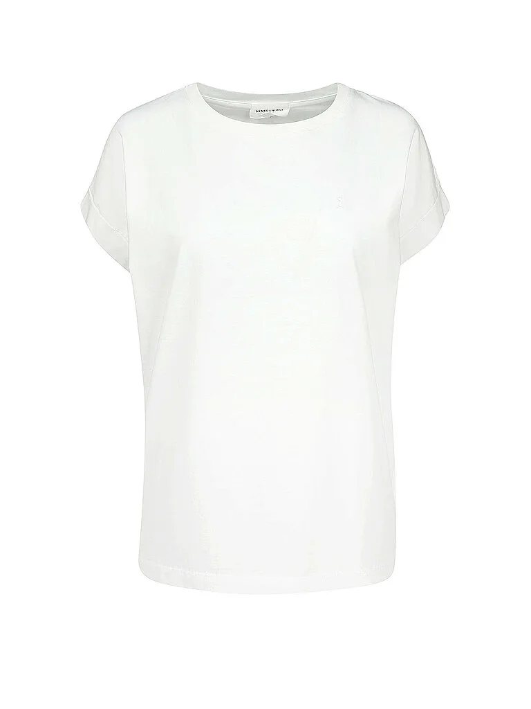 T-Shirt IDAARA weiss XL damen - Armedangels - FashionsVida