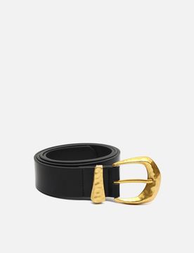 Dali ceinture lisse avec boucle métallique / 90
