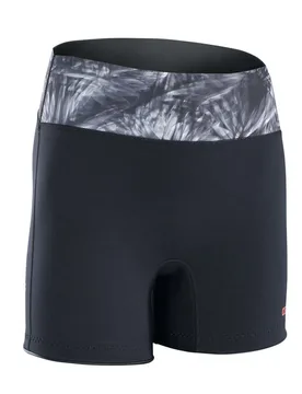 Short Thermique Bottoms Neo Black / Flowers S - Ion - FashionsVida