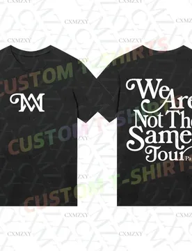 Men T Shirt Casual Marcus and Martinus M&M Tour We Are Not The Same T-shirt Graphic Summer Short Sleeves 100% Cotton S-3XL - Aliexpress - FashionsVida