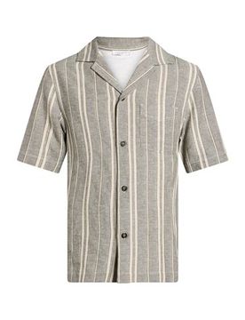 Camisa Hombre Gris L Hombre