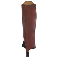 International Mens Dark Brown Close Contour Show Chap - Size Small