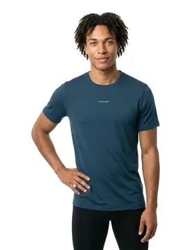 Maglietta A Maniche Corte Merino Blend 125 Cool-lite™ Speed Atlantis S - Icebreaker - FashionsVida