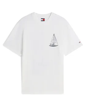 Tommy Jeans T-shirt crema XS - Tommy Jeans - FashionsVida