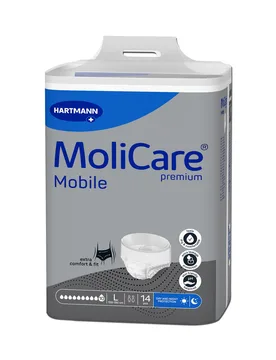 Premium Mobile, Saugleistung 2600 ml, 14 Stück weiss M - Molicare - FashionsVida
