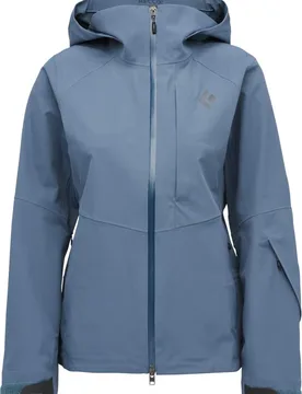Veste de ski de randonnée imperméable et respirante - W Recon Stretch Shell Midnight Blue en Nylon - Taille S - Bleu - Black diamond - FashionsVida