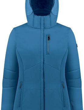 Wasserfeste und atmungsaktive Skijacke Emma Stretch Ski Jacket Twilight Blue für Damen Größe M Blau