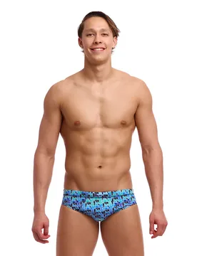 Seamed Swimming Brief Jack Stack AUS 34 Men - Funky Trunks - FashionsVida