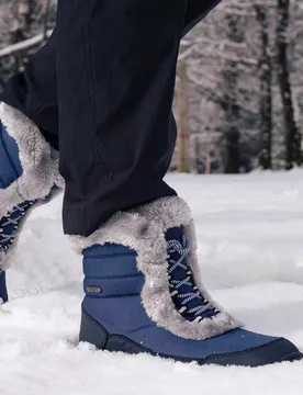 Ohio Short Womens Thermal Snow Boots - Blue - Blue - Size: 5 - Mountain Warehouse - FashionsVida