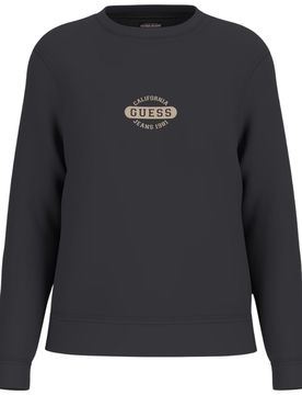 Guess felpa nera con stampa GJ W5BQ07 KC811 JBLK