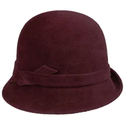 Velvoa Fur Felt Cloche Hat by - bordeaux - Damen - Size: One Size