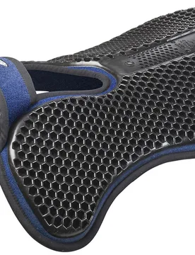 Whithers Free Hexagonal Gel Pad 5mm Felt black - Acavallo - FashionsVida