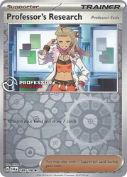 Pokemon Scarlet & Violet (Base Set) 189/198 Professor's Research [Sada] (Professor Program League Promo)