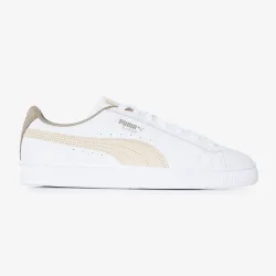Suede Leather blanc/marron 42