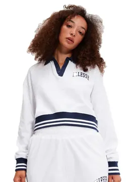 Felpa Crocetta Cropped White S