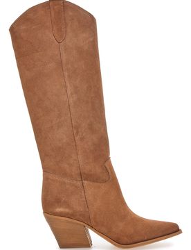 Stivali marroni in vera pelle stile texano TEX902 40