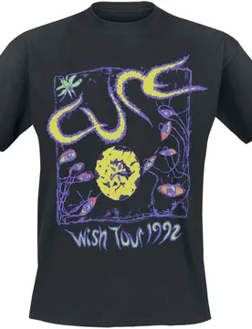 T-Shirt - Tour '92 - S bis 4XL - für Männer - Größe 3XL - schwarz - Lizenziertes Merchandise! - Männer - male - The Cure - FashionsVida