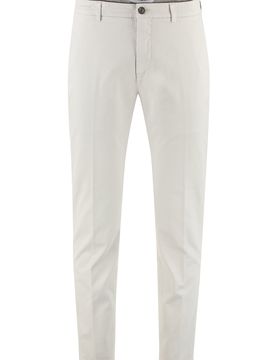 Men's Cotton Chino Trousers with Flap Pockets