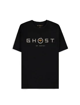 Gaming T-Shirt - Logo Shirt - S bis XXL - für Männer - Größe L - schwarz - Männer - male - Ghost of Yotei - FashionsVida