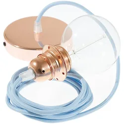 Cables Lampe Suspendue Pendel Pour Abat-jour Rm17 Diy 1 M Light Blue / Copper One Size