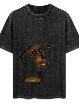 BROWN DOG T-Shirt Christmas Casual Short Sleeve Top - Aliexpress - FashionsVida