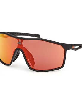 Kalidro Sunglasses Matte Black 0002L Roviex Mirror/CAT3 unisex - Adidas Sport - FashionsVida