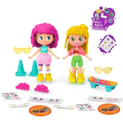 Set de 2 chicas TOP sobre ruedas