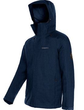 Yron completma chaqueta impermeable insulada hombre Azul (S)