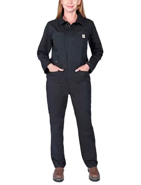 Combinaison Relaxed Fit Canvas Coverall Black M - Carhartt - FashionsVida