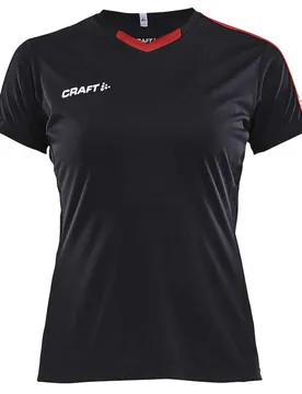 T-shirt à Manches Courtes Progress Contrast Black / Bright Red S