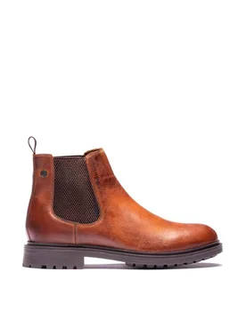 Leather Chelsea Boots Tan male - Base london - FashionsVida