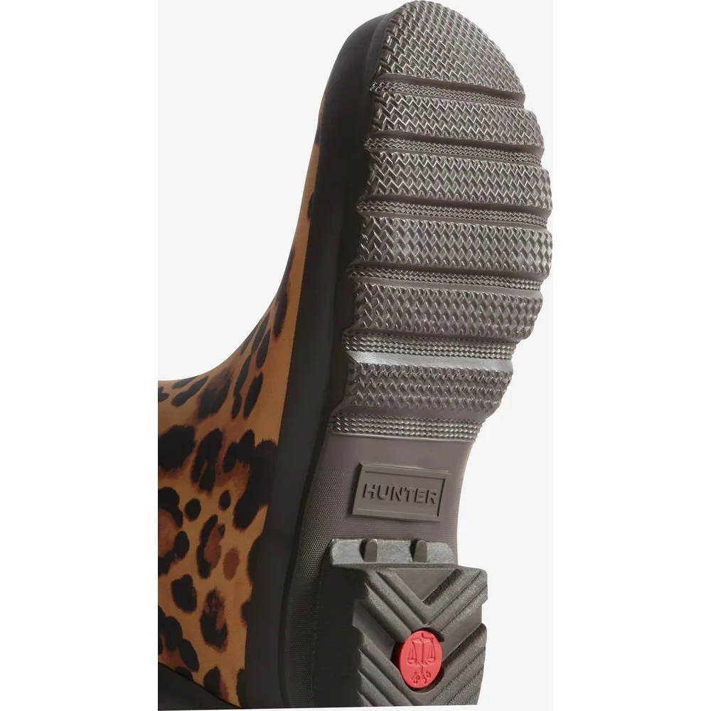 Botas de agua de mujer original tall leopard print con hebilla - Hunter - FashionsVida