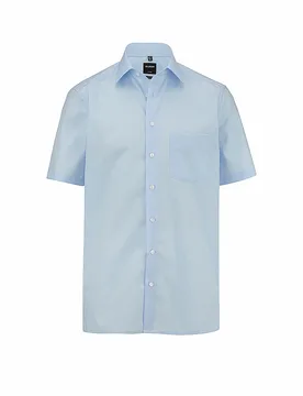 Camisa corte moderno azul 43 - Olymp - FashionsVida