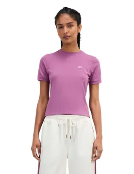Maglietta A Maniche Corte Zecora Purple S - Ellesse - FashionsVida