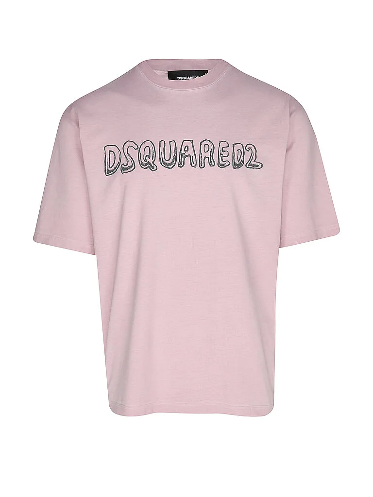 DSQUARED2 T-Shirt rosa L herren - Dsquared2 - FashionsVida