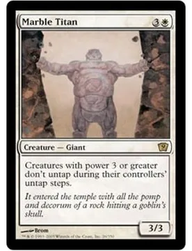 Marble Titan (foil) 9th Edition - Magic: The Gathering - FashionsVida