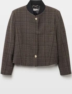 Chaqueta corta de mujer contraste - Woman Limited El Corte Inglés - FashionsVida