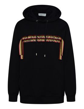 Lanvin Felpa in cotone nera