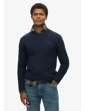 Maglione Essential Slim Fit Carbon Navy Marl S