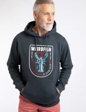 Mckay Mens Front Print Hoodie Sweatshirt - Weird Fish - FashionsVida